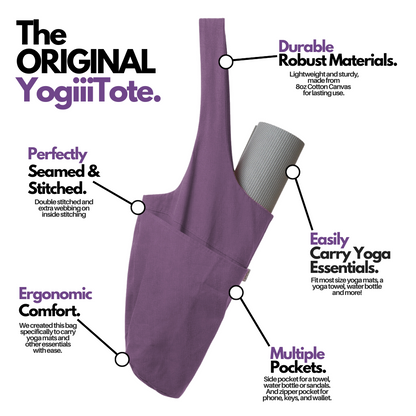 YogiiiTote (Imperial Purple)